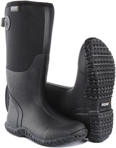 Moore Mesa Adj Wade Damen zum Anziehen großer isolierter Regenstiefel in schwarz - Bild 1 von 4