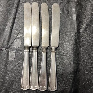 Gorham Estuscan 4 Sterling Luncheon Knives PAT 1913 - Picture 1 of 11
