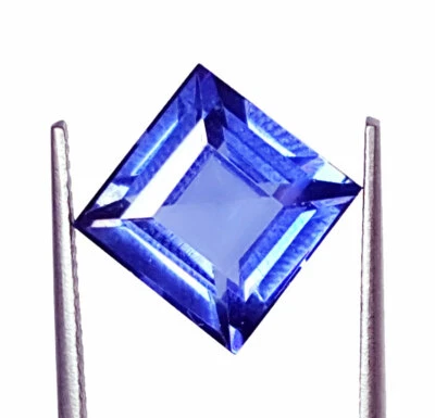 Gemas de tanzanita transparentes certificadas naturales de piedras preciosas sueltas de 9,47 quilates  Foto 1 de 4