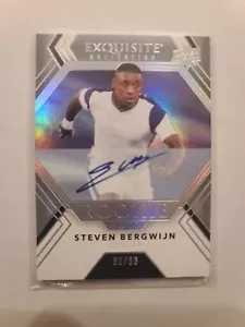 2022 UD Goodwin Champions Exquisite Collection Steven Bergwijn RC Autograph /99 - Bild 1 von 2