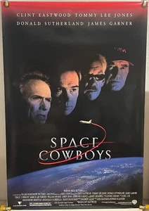 PÓSTER ORIGINAL DE UNA HOJA DE PELÍCULA SPACE COWBOYS DS RODADO CLINT EASTWOOD 2000 - Imagen 1 de 1