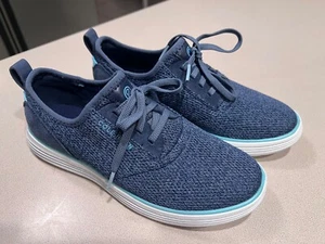 COLE HAAN Women's "Grandsport" Blue Mesh Lace Up Shoes Size 7.5 - Picture 1 of 5