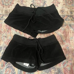 NWT girls hard tail terry cloth shorts size XS black - Picture 1 of 4