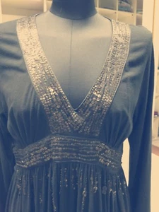 abito da donna elegante gattinoni con scollo tg48 made in italy - Foto 1 di 7