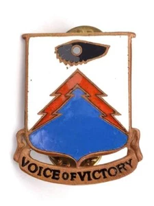 U.S. Army Unit Crest "24th Signal Battalion" Mit Klarlack überzogen - Bild 1 von 3