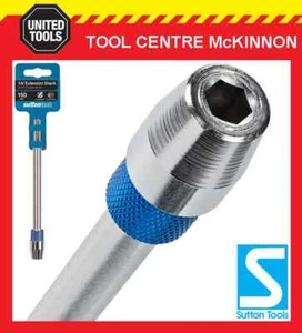 SUTTON SPEEDBOR STYLE 6” / 150mm QUICK CHANGE ¼” HEX DRILL SPADE BIT EXTENSION - Bild 1 von 3