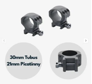 Vector Optics XASR-3001 X-Accu Montage für 30mm Tubus, 21mm Picatinny, h= 25,4mm - Bild 1 von 2