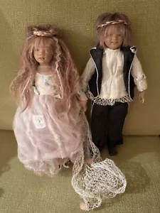 "Par de 14"" Annette Himstedt Princess Mera & Prince Manor" - Imagen 1 de 3