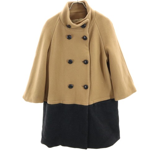 Cappotto lana COACH manica 7 minuti S beige donna