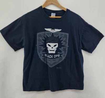 Camisa promocional para juegos Call of Duty Black Ops 2010 Activision talla grande para adultos Foto 1 de 4