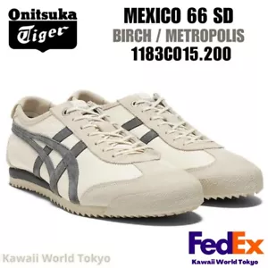Onitsuka Tiger MEXICO 66 SD BIRCH/METROPOLIS 1183C015 200 UNISEX NEW!! Japan F/S - Picture 1 of 14