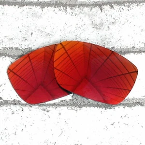 Lenti di ricambio polarizzate per occhiali da sole Oakley Tinfoil arancione rosso UVA&UVB - Foto 1 di 4