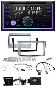JVC Lenkrad USB 2DIN DAB Bluetooth CD Autoradio für Opel Antara Astra H Zafira B - Bild 1 von 12
