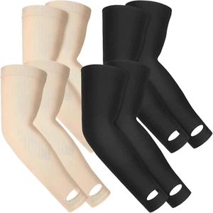 4 Pairs Protective Arm Sleeve for Thin Skin Elderly Skin Protector Sle - Picture 1 of 1