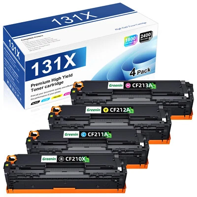 4 PK CRG131 BYCM 激光碳粉 适用于佳能 131 ImageCLASS MF8280Cw MF624Cw 628Cw 批量 — 第 1/4 张图片