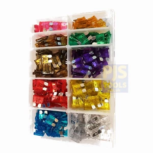 Sortiment Auswahl Kit Box 250 3-40 Amp Standard Blade Sicherungen - Bild 1 von 1