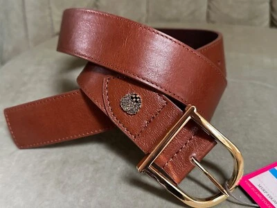 Nuevo con etiquetas Cinturón Vince Camuto Para Mujer CUERO GENUINO Marrón 1.5" Ancho Precio de venta sugerido por el fabricante $58 Grande Foto 1 de 4
