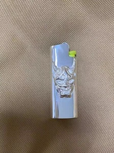 Nuova custodia accendino argento 990 per accendino Bic J3/J5 retrò custodia accendino guscio - Foto 1 di 9