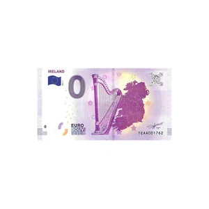 0-Euro-Schein (Null-Euro Souvenir Banknote) - Ireland, Harfe (TEAA 2018-1) - Bild 1 von 1