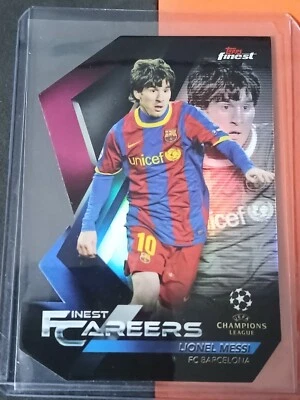 Topps Finest 2018 Lionel Messi Careers Die Cut (LM-6) - Image 1 of 2