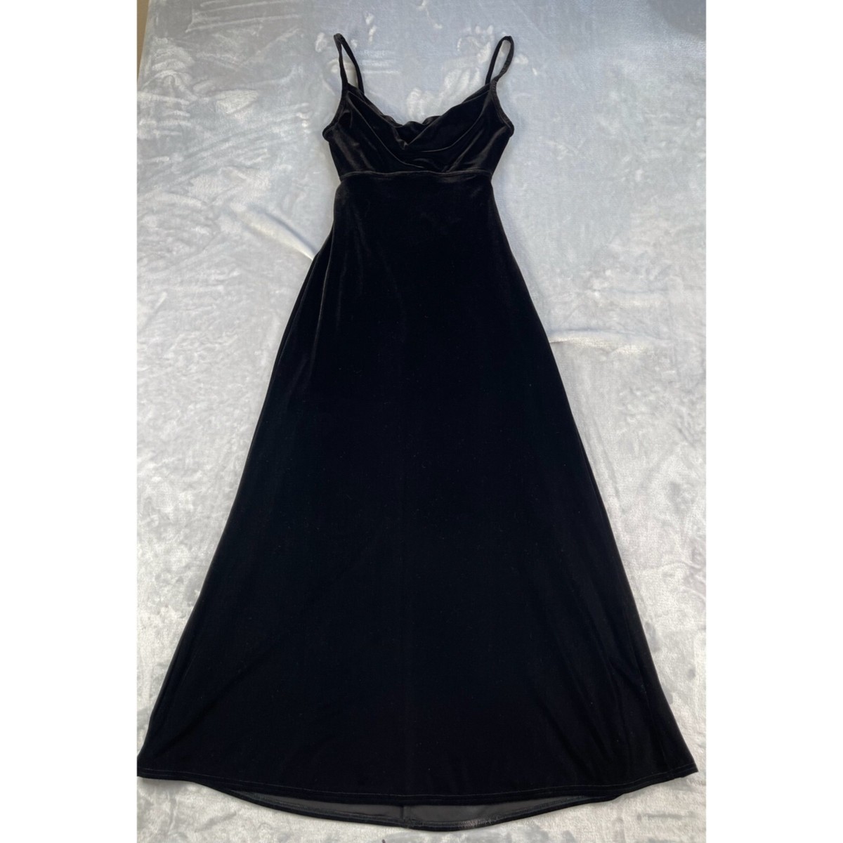 ワンピース vintage TADASHI velour design long dress Vintage Tadashi Black Mesh Maxi Gown Dress SZ Small | eBay