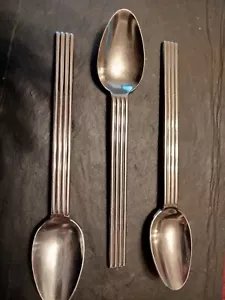 Tre cucchiai vintage anni 80 🍴 IKEA 🍴 Strateg Ehlen Johansson - Foto 1 di 3
