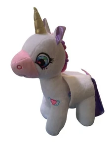 Pegasus Unicorn Sunny Days 10” White Animal Plush Toy Rainbow Wonder Wings - Picture 1 of 16