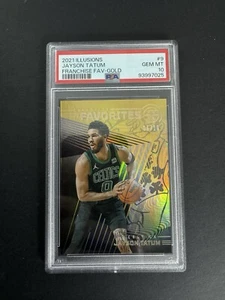 2021-22 Jayson Tatum Panini Illusions Franchise Favorites True Gold Prizm /10 #9 - Picture 1 of 2