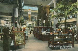 Los Angeles CA * Chamber of Commerce Interior View ca1908 M. Rieder Publisher - Picture 1 of 2