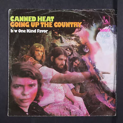 CANNED HEAT: going up the country / one kind favor LIBERTY 7" Single 45 RPM - Image 1 of 4