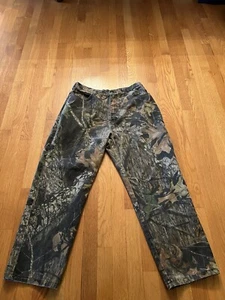 Cabelas Camo Pants Womens Size 16 Regular Camouflage Denim Cotton Mossy Oak - Picture 1 of 10