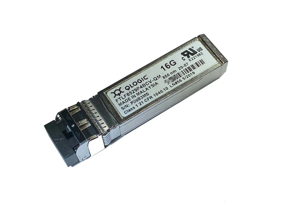 Qlogic FTLF8529P4BCV-QM 16GBASE-SW 16GB SFP+SW 850nm LC MMF Optical Transceiver - Image 1 of 1