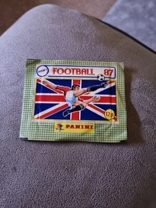 Panini Football 87 1987 Unopened sealed Sticker Packet Rare Been In Drawer Nos - Picture 1 of 1