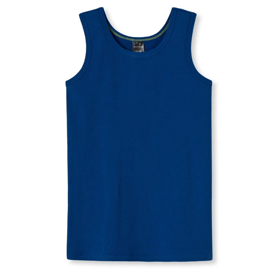 Schiesser Ragazzi Canotta Canottiera 128 140 152 164 176 Biancheria 95/5 Cotone - Immagine 1 di 1