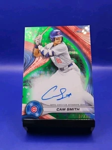 Cam Smith /99 Green Auto SSP - 2024 Bowman's Best #B24-CS Astros/Cubs - Picture 1 of 2
