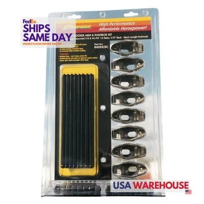 Proform 66923C, Kit Natural Steel Sbc Rocker Arm/Pushrod Kit-1.5 Ratio-3/8In Stu - Imagem 1 de 4