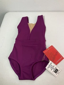 Body danza viola TIGER FRIDAY Taglia bambino piccola. NUOVO. - Foto 1 di 9