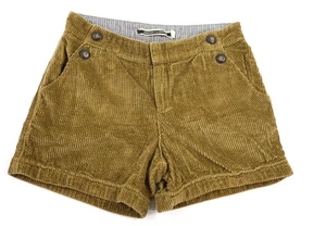 Pantalones Cortos DAUGHTERS of the LIBERATION Para Mujer 08 Marrón Pana Ancho Ballena Preppy - Imagen 1 de 10