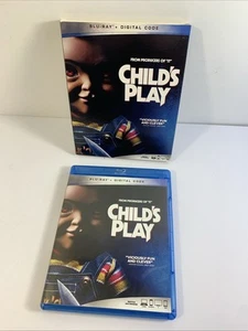 Child's Play Blu-ray 2019 W/ Digital Code & Slipcover - Foto 1 di 2
