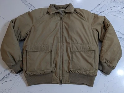 VTG Distressed 70's 80's Cabela's Northern Goose Down Puffer Bomber Jacket XL - Image 1 of 4
