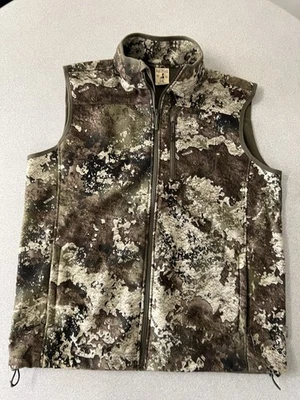 Cabela's Redhead Strata Camo   Windstopper Softshell Vest Size L - Image 1 of 4
