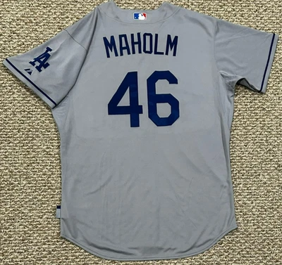 MAHOLM talla 48 #46 2014 LOS ANGELES DODGERS JUEGO CAMISETA EMITIDA MLB HOLO Foto 1 de 4