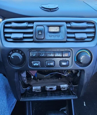 Honda Accord 1998-2002 control de clima OEM AC calefacción interruptor de temperatura panel bisel Foto 1 de 3