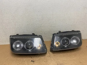 1999 to 2005 Volkswagen Jetta Left+Right Set LED Black Headlights P1628 DW - Picture 1 of 14