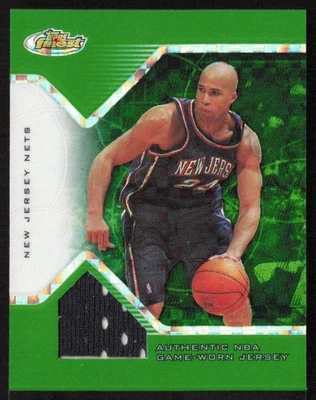 2004-05 Finest X-Fractors Green Mem 1/15 Richard Jefferson #117 Nets Foto 1 de 2