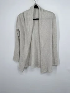 NEIMAN MARCUS Gr. Medium The Cashmere Collection Strickjacke vorne offen elfenbeinfarben - Bild 1 von 8