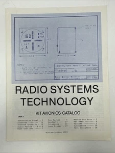 Kit Tecnología Sistemas Radio Catálogo Aviónica Invierno Primavera 1985 - Imagen 1 de 4
