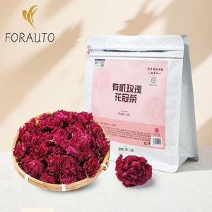 Rose Tea Pingyin Nuovi Fiori Fiori Secchi Commestibile Doppio Petalo Rosa Corona Tè - Foto 1 di 4
