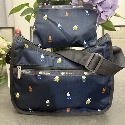 Bolso Bandolera Hobo Lesportsac Dick Bruna Miffy & Friends 2 Piezas Foto 1 de 4