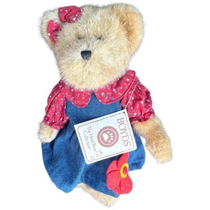 Boyd's Bears Bethany Bloomberry Cowgirl Best Dressed Head Bean Collection 9” - Bild 1 von 8